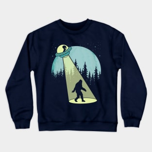 Sasquatch Ufo Crewneck Sweatshirt